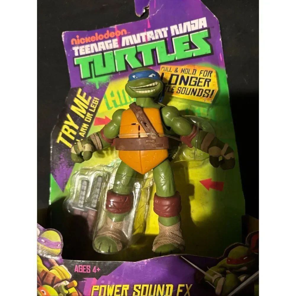 New in box 2012 TMNT power sound fx Leonardo doll